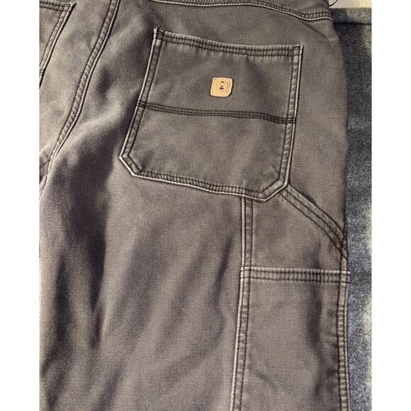 Men’s Coleman Fleece Lined Cargo Sz. 34 X 27 Gray Denim Flaw* - Picture 10 of 12